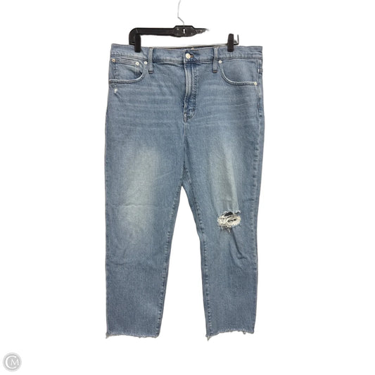 Jeans Boyfriend By Madewell In Blue Denim, Size: 16
