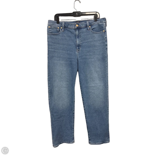 Jeans Straight By J. Crew In Animal Print, Size: 14