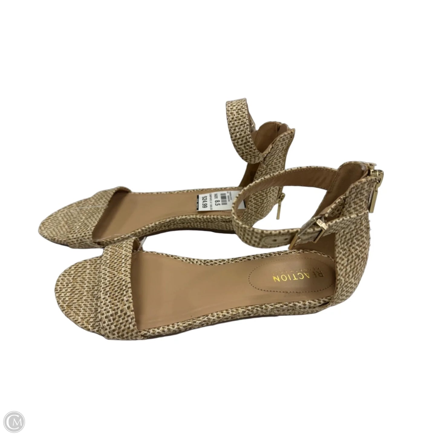 Sandals Flats By Kenneth Cole Reaction In Tan, Size: 8.5