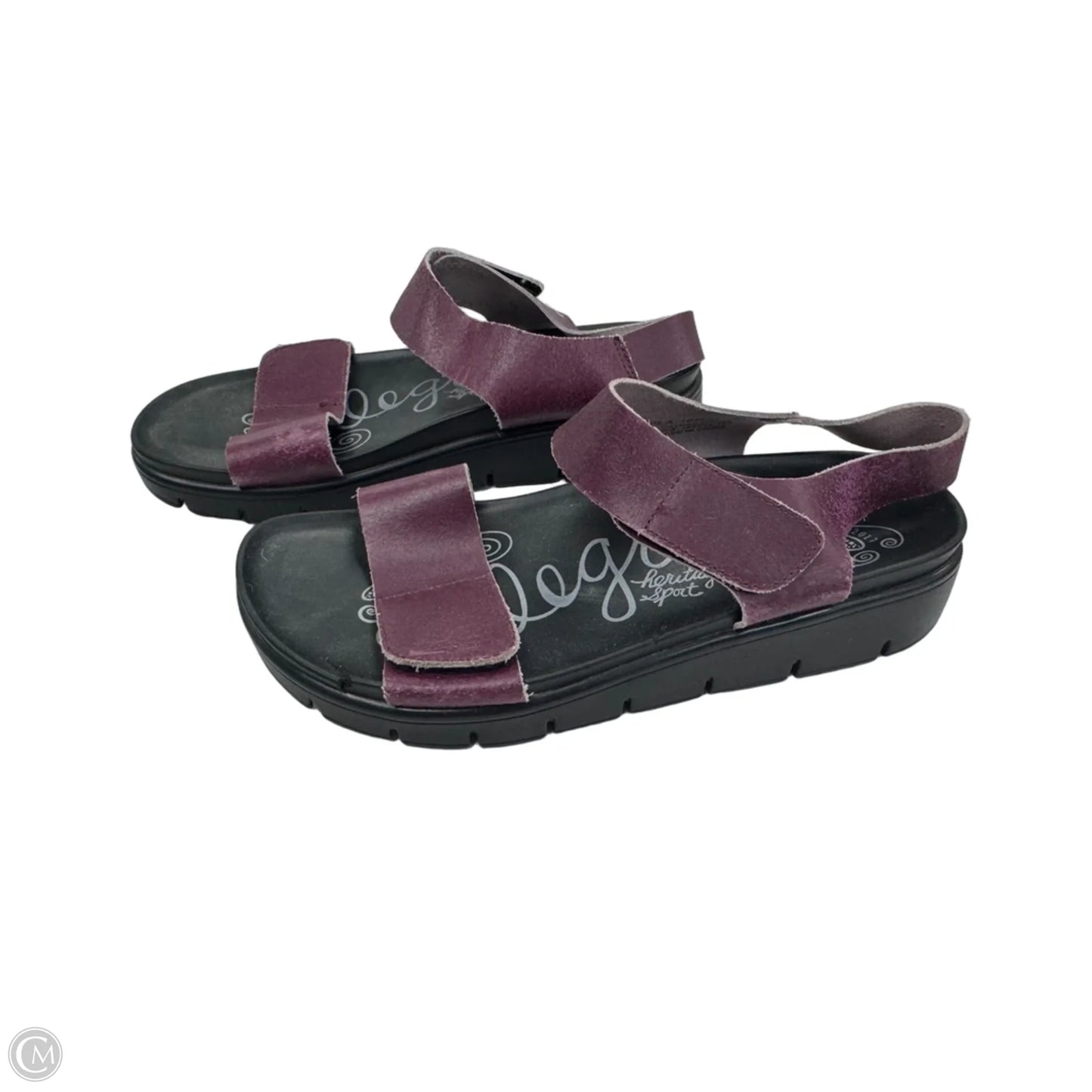 Sandals Heels Platform By Alegria In Purple, Size: 9.5