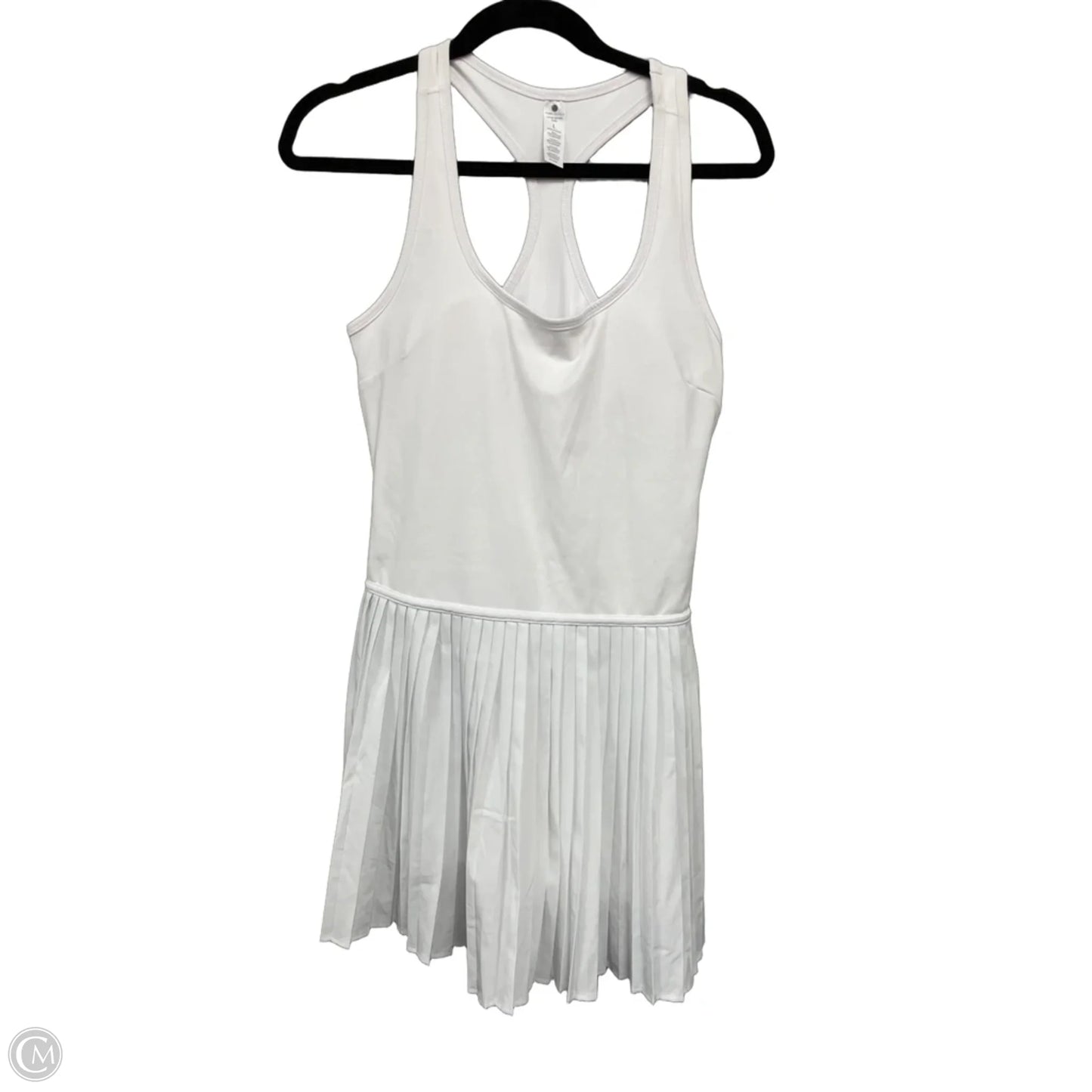 Athletic Dress By Yogalicious In White, Size: L