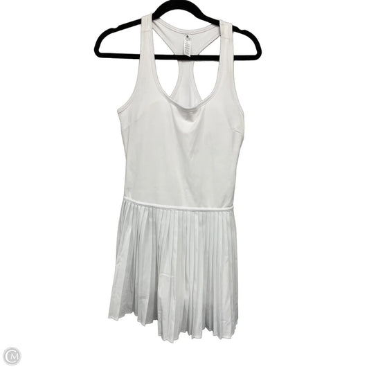 Athletic Dress By Yogalicious In White, Size: L