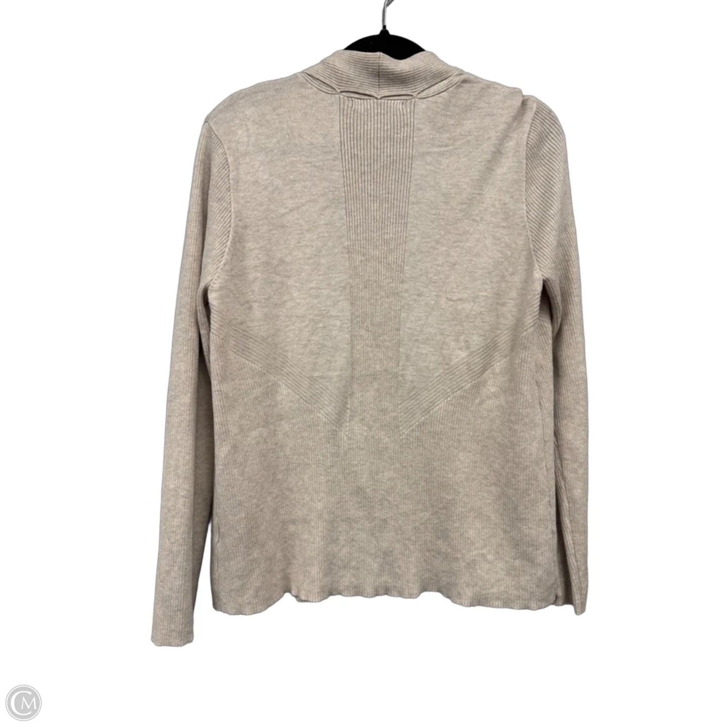 Sweater Cardigan By Kathy Ireland In Cream, Size: L