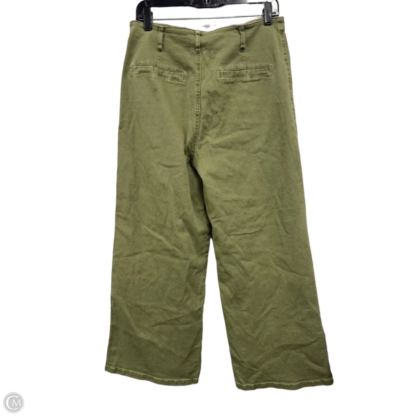 Pants Wide Leg By Cmc In Green, Size: Xl