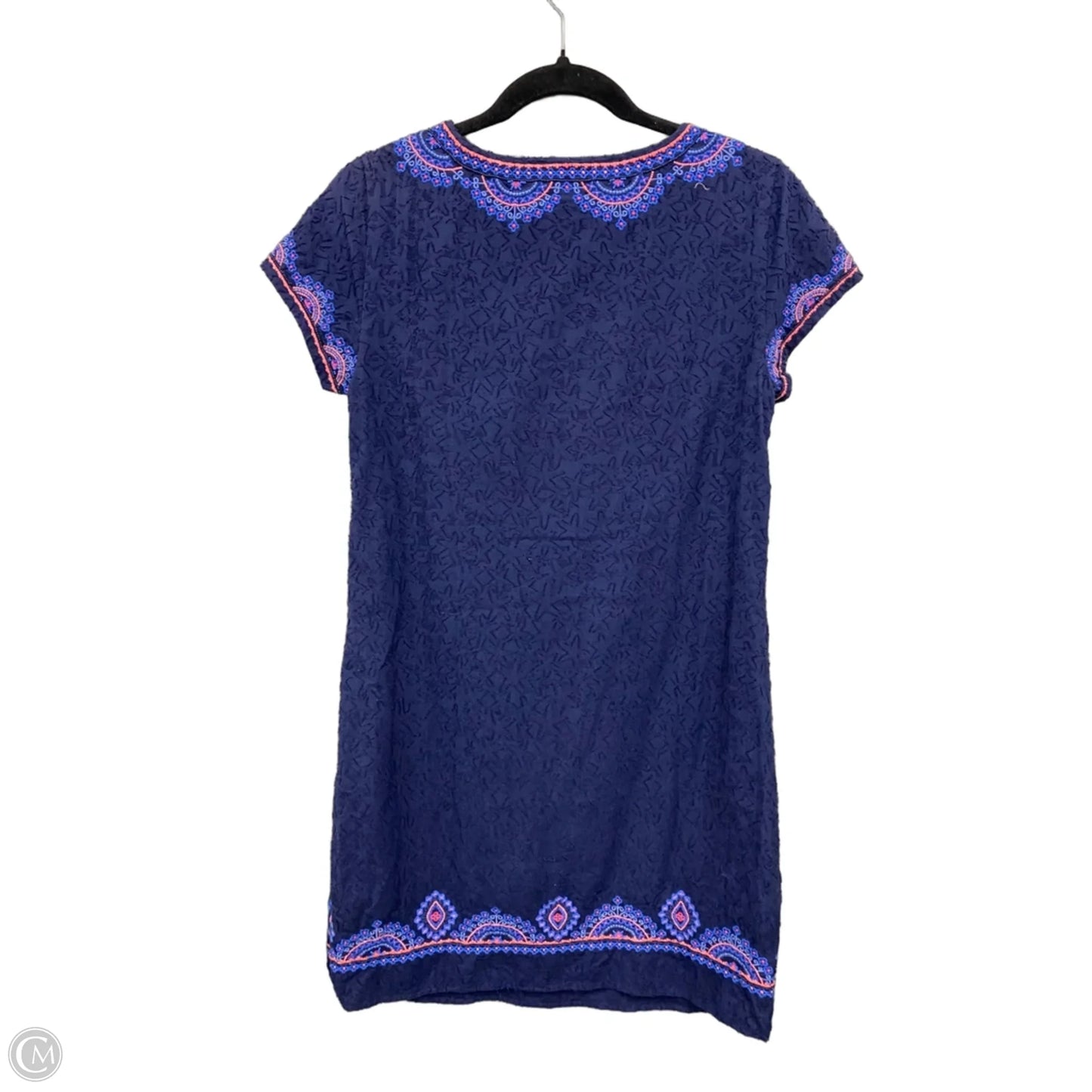 Dress Casual Short By Vineyard Vines In Blue & Pink, Size: 2