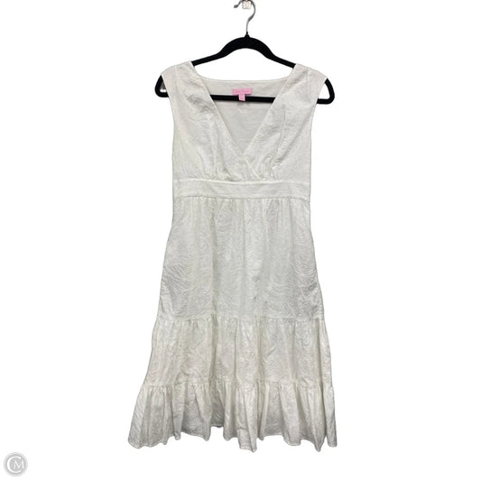 Dress Designer By Lilly Pulitzer In White, Size: 4