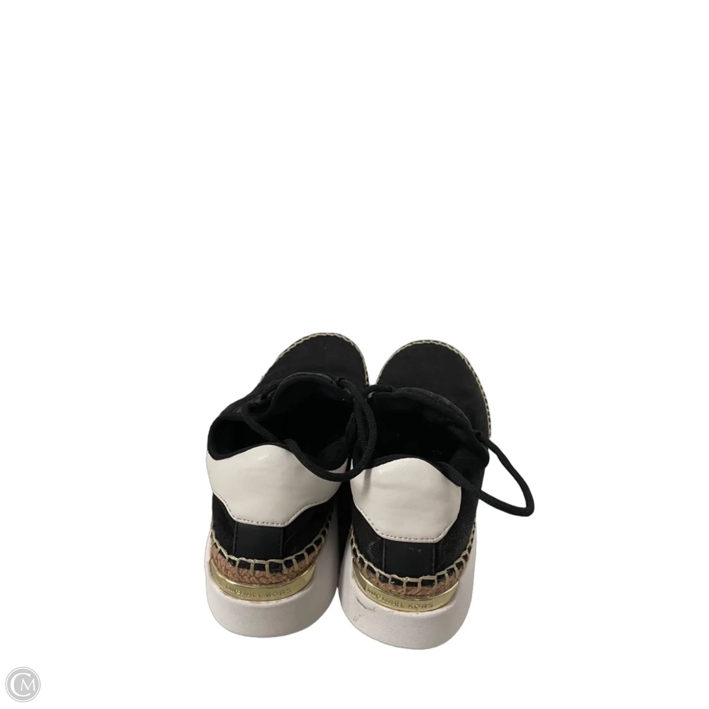 Shoes Sneakers By Michael By Michael Kors In Black & White, Size: 5.5