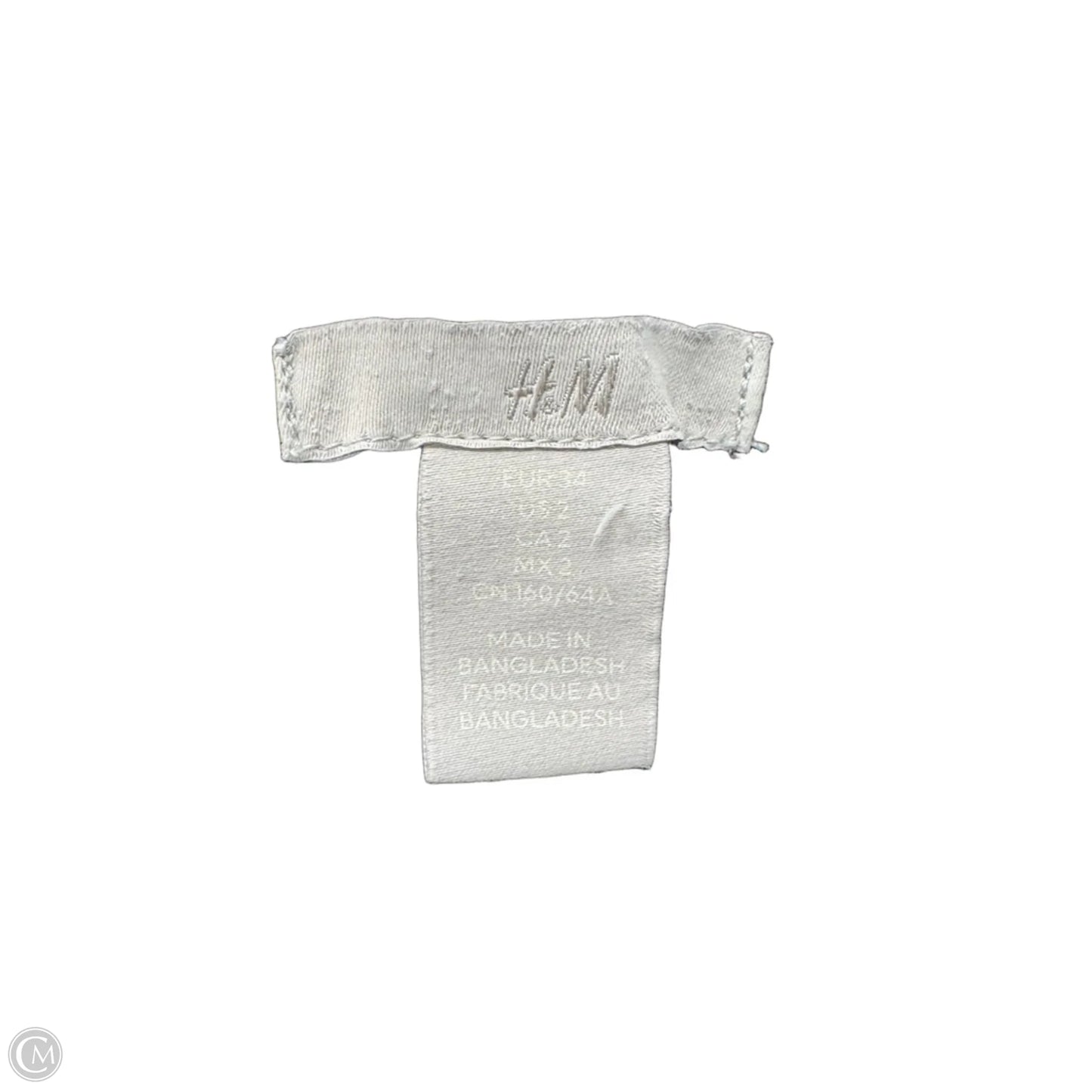 Jeans Skinny By H&m In Black Denim, Size: 2