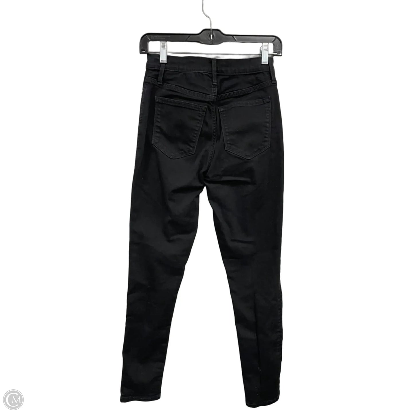 Jeans Skinny By Banana Republic In Black Denim, Size: 0