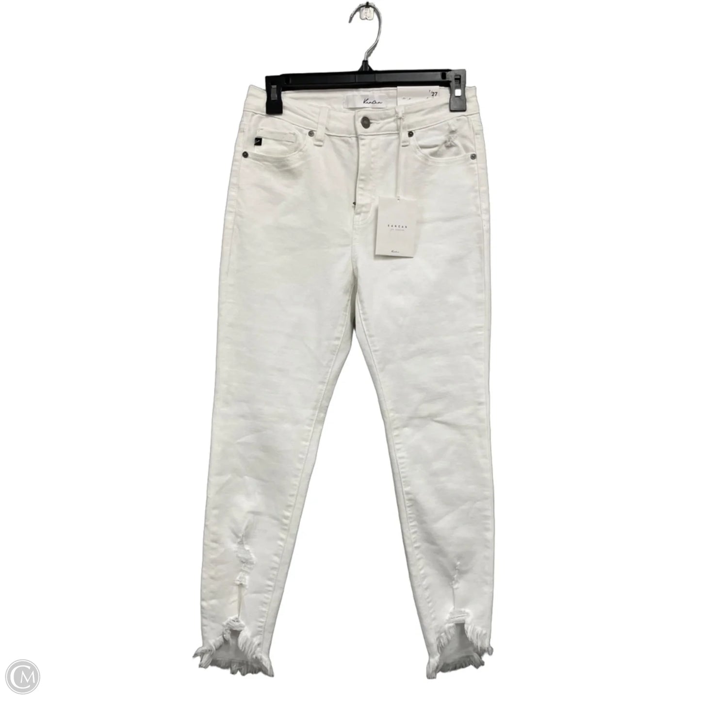 Jeans Skinny By Kancan In White, Size: 4