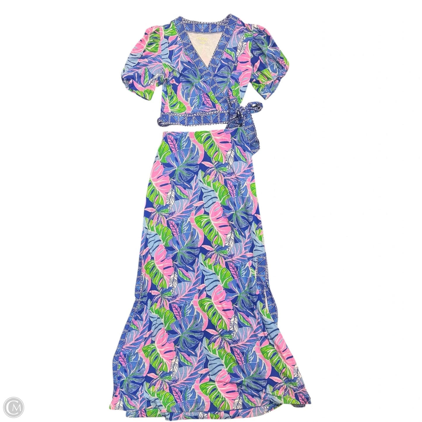Lounge Set Designer By Lilly Pulitzer In Blue & Pink, Size: S