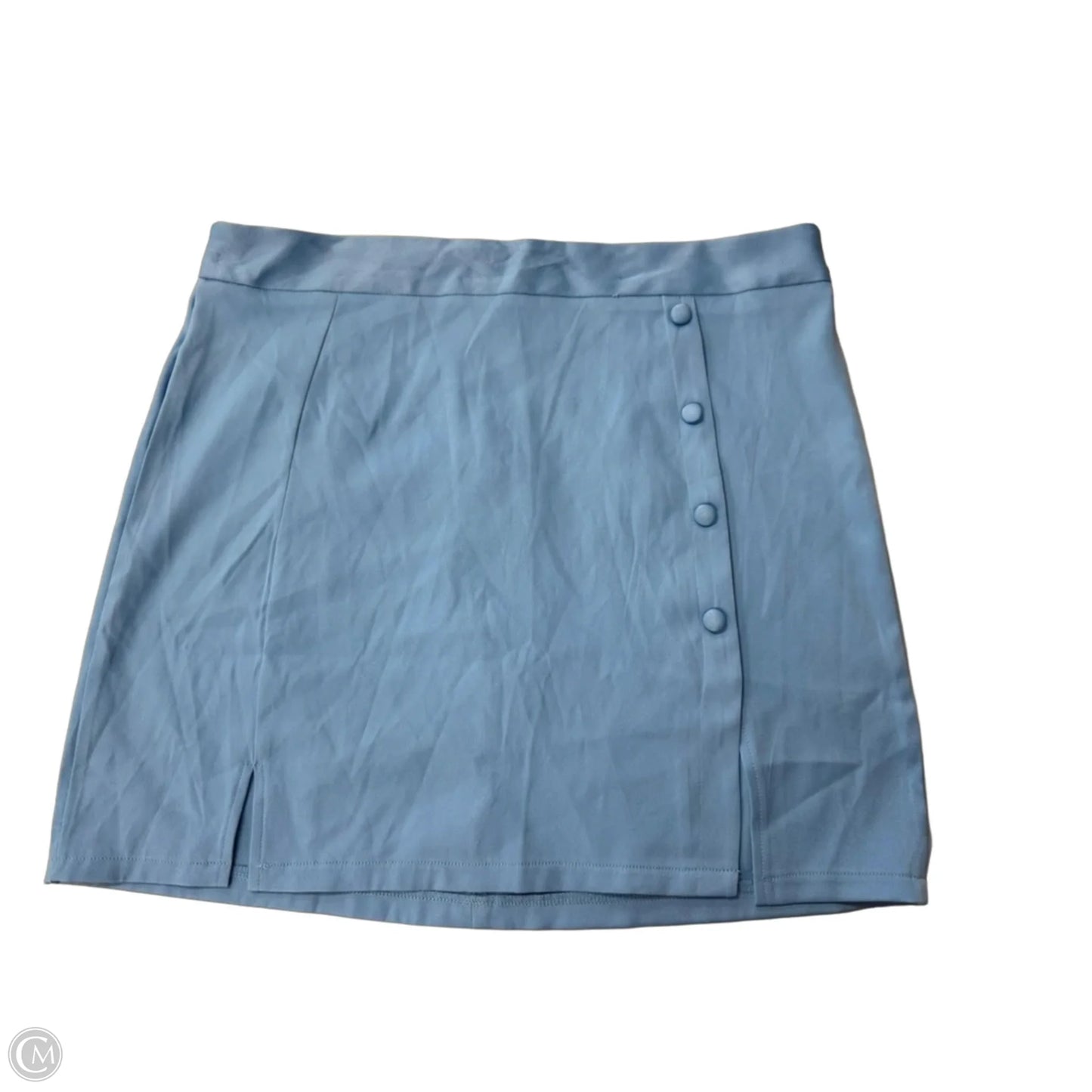 Skirt Suit 2pc By Cme In Blue, Size: 2x