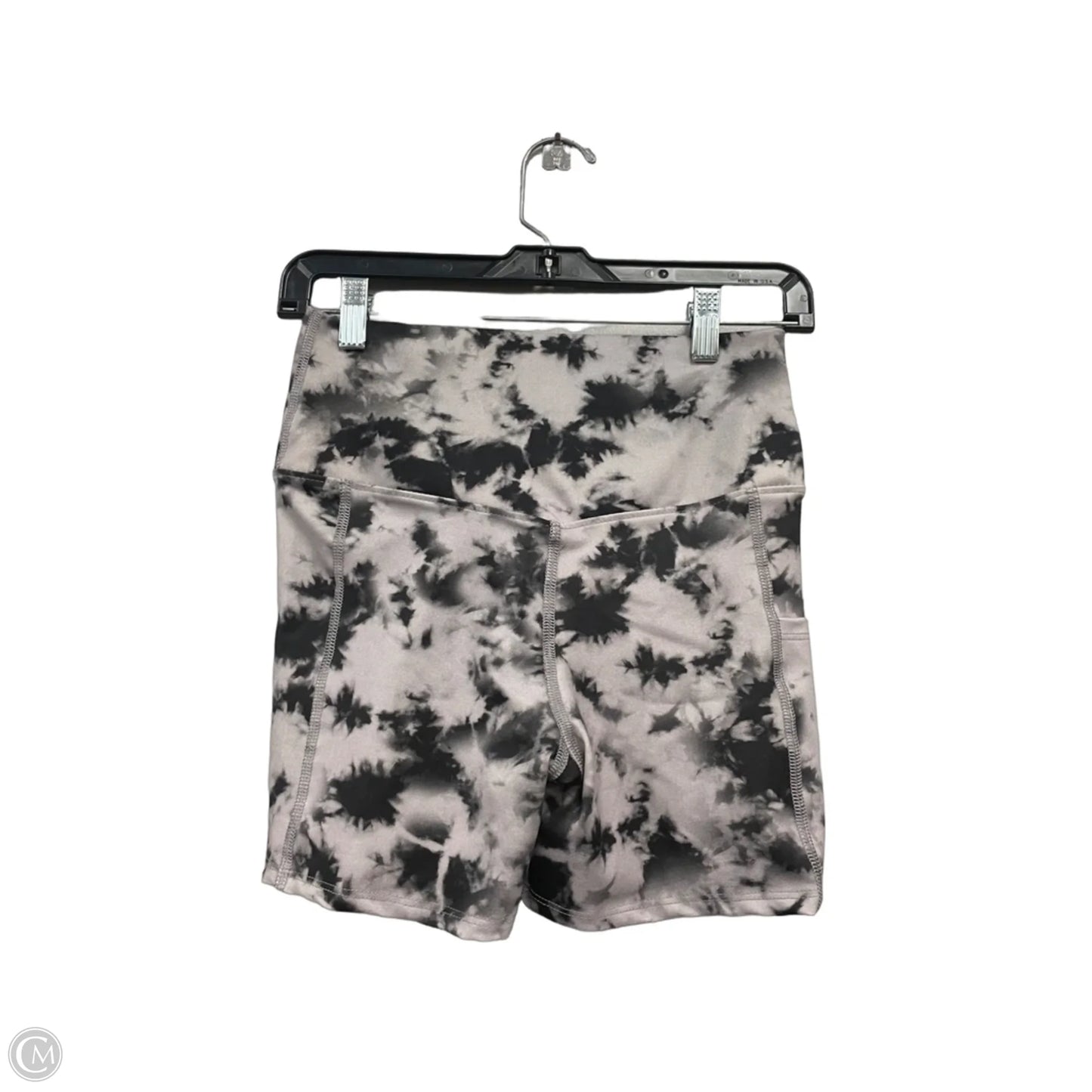 Athletic Shorts By Evolution In Black & Grey, Size: M
