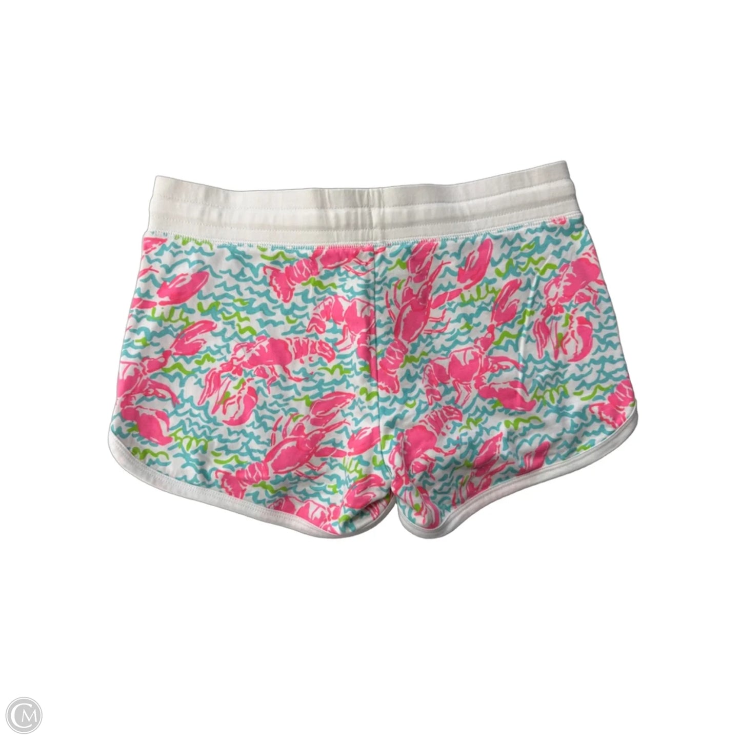 Shorts Designer By Lilly Pulitzer In Pink & White, Size: S