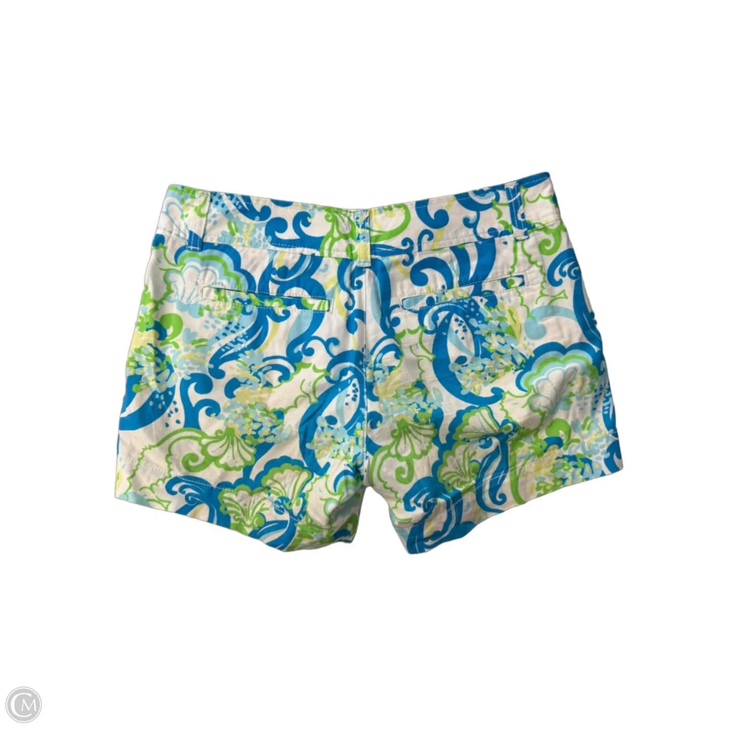 Shorts Designer By Lilly Pulitzer In Blue & Green, Size: 2