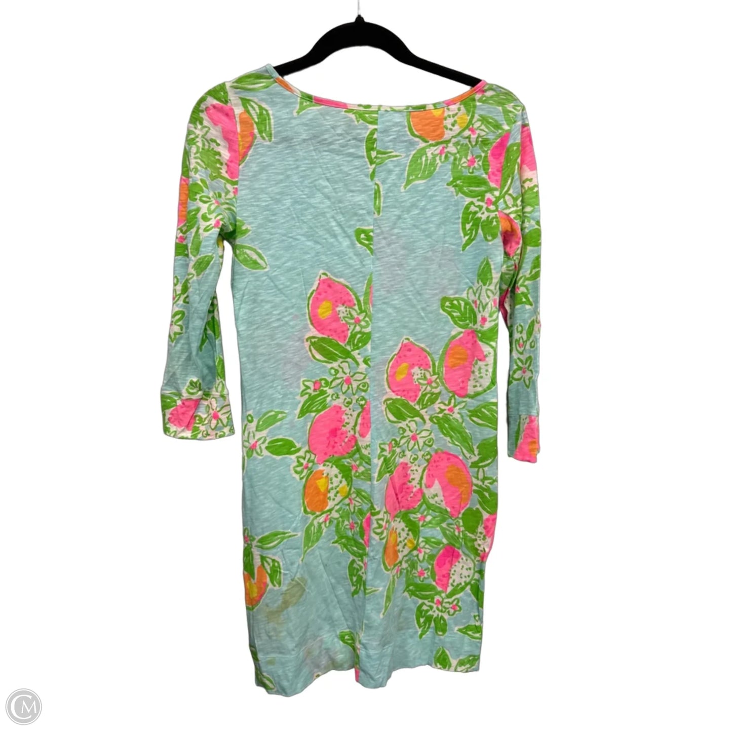 Dress Designer By Lilly Pulitzer In Green & Pink, Size: S