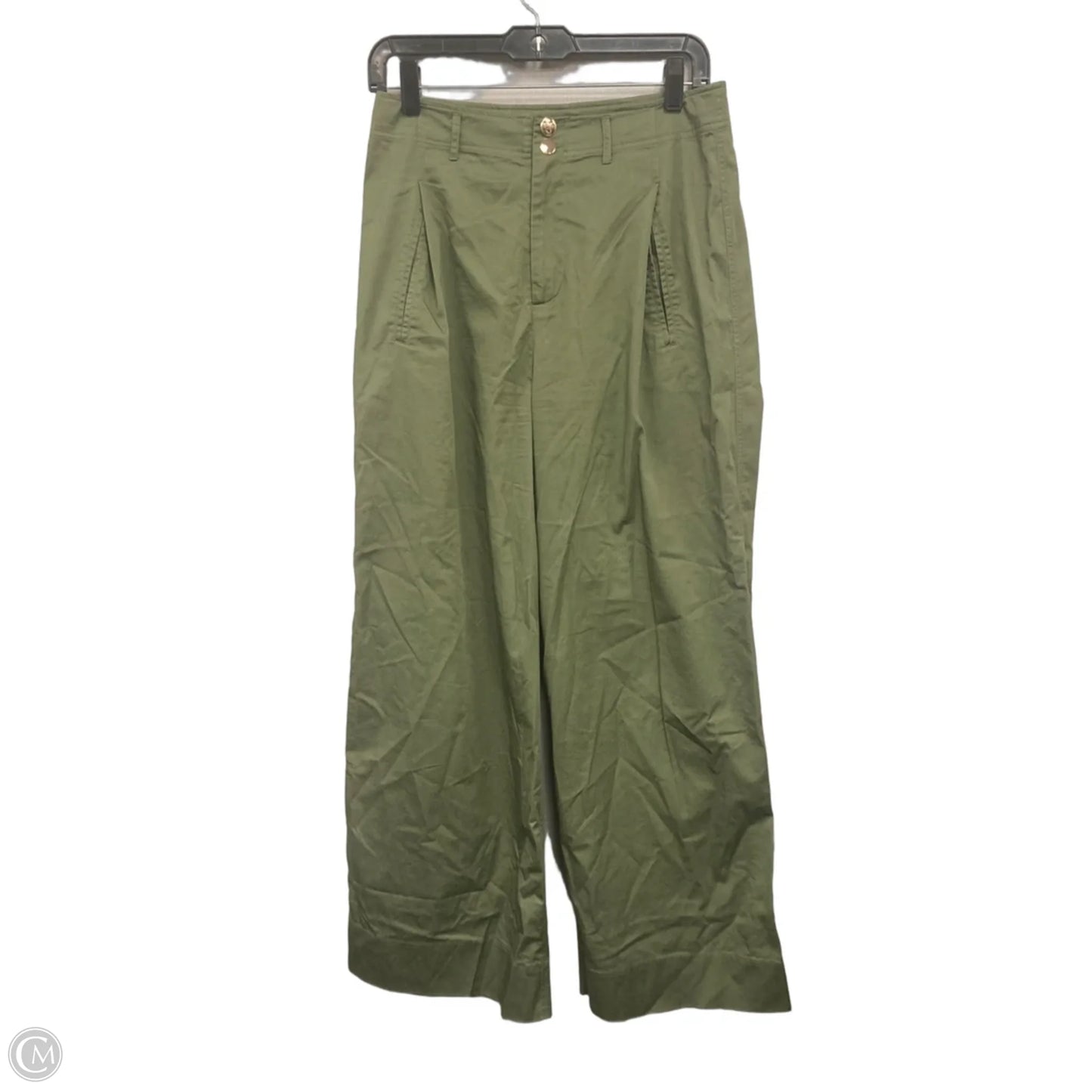 Pants Wide Leg By Clothes Mentor In Green, Size: M