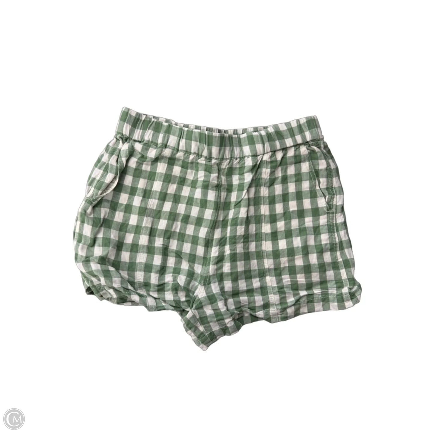 Shorts Set By Madewell In Green & White, Size: S