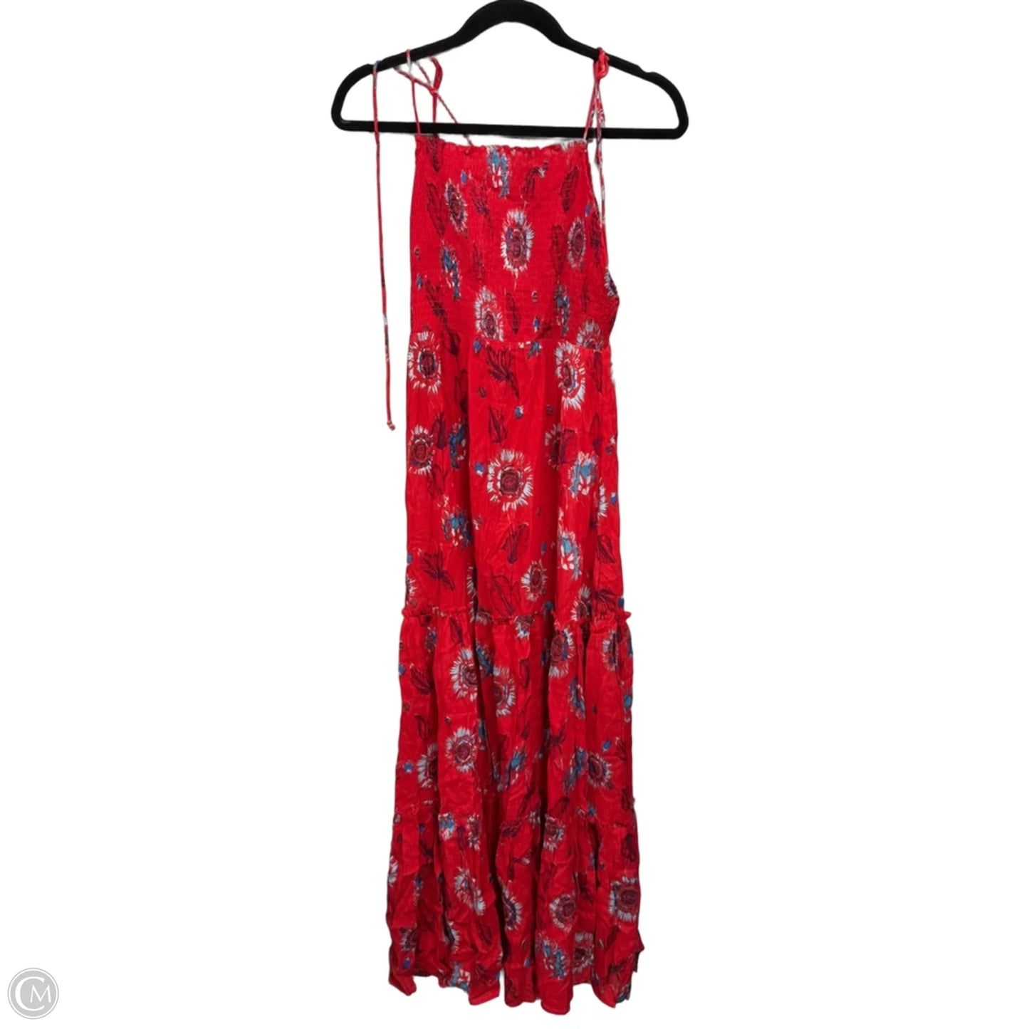 Dress Casual Maxi By Free People In Blue & Red, Size: S