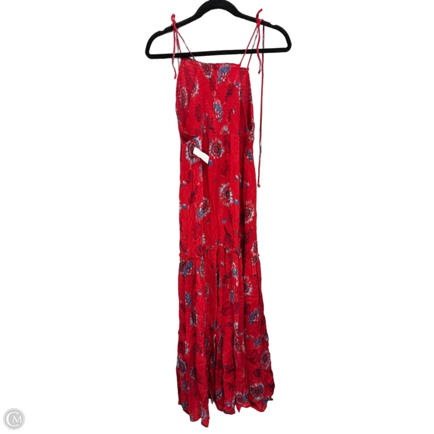 Dress Casual Maxi By Free People In Blue & Red, Size: S