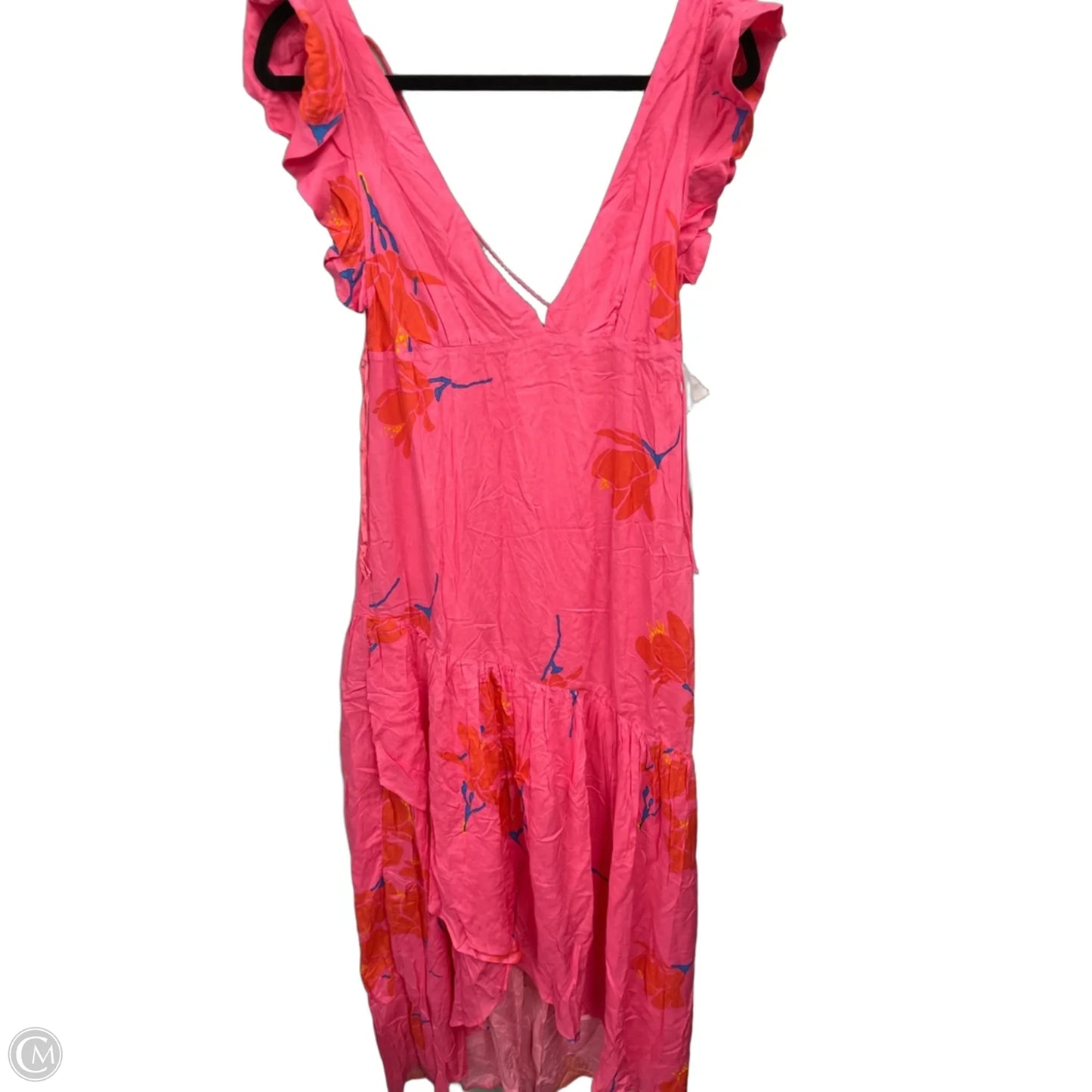 Dress Casual Maxi By Free People In Orange & Pink, Size: 6