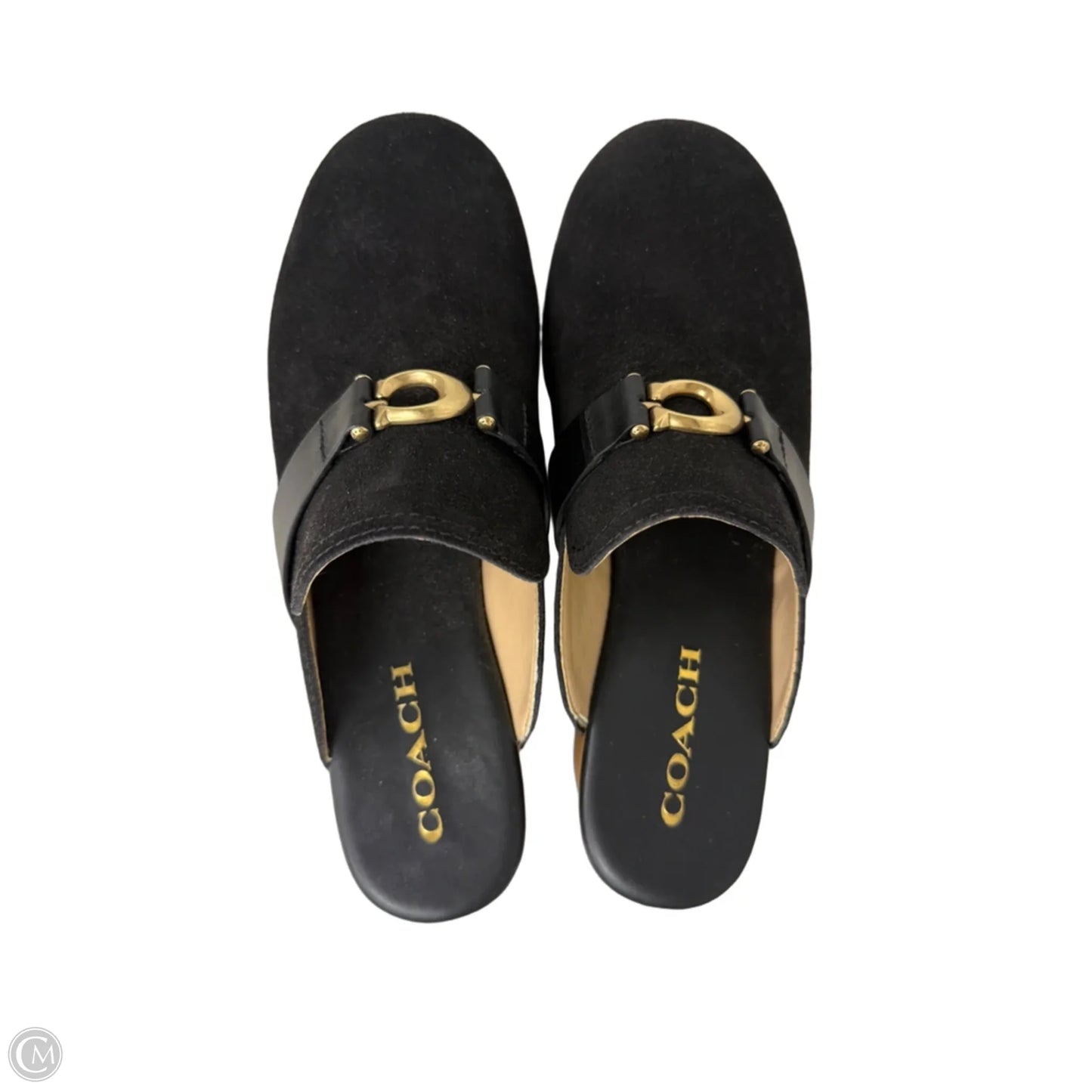 Shoes Designer By Coach In Black, Size: 9