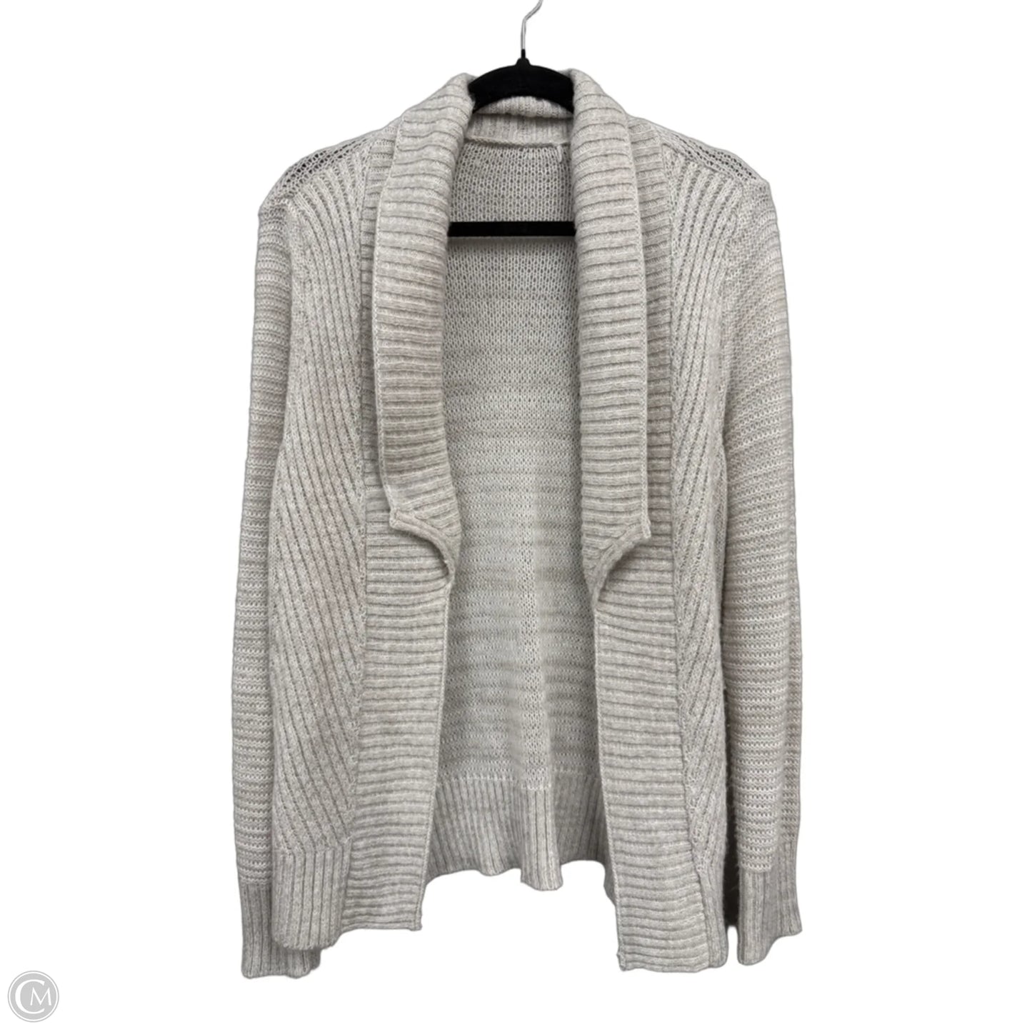 Sweater Cardigan By Clothes Mentor In Grey, Size: L