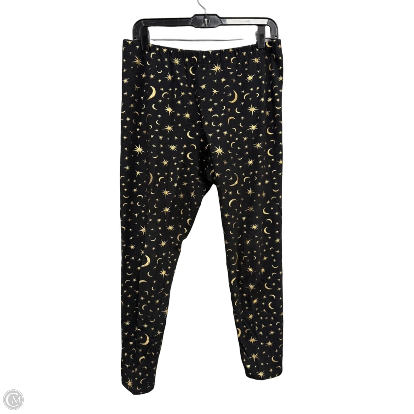 Pants Leggings By No Boundaries In Black & Gold, Size: Xl