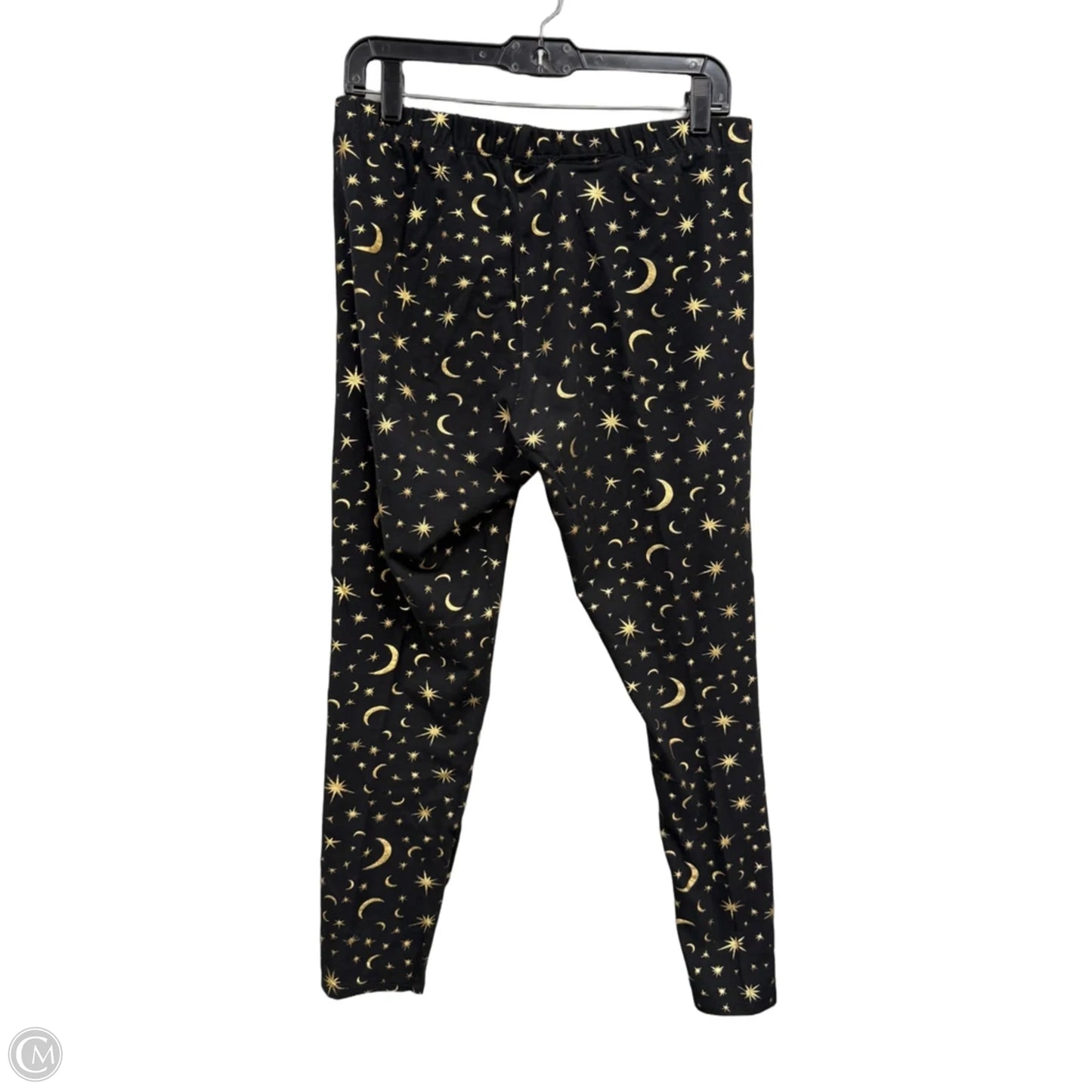 Pants Leggings By No Boundaries In Black & Gold, Size: Xl