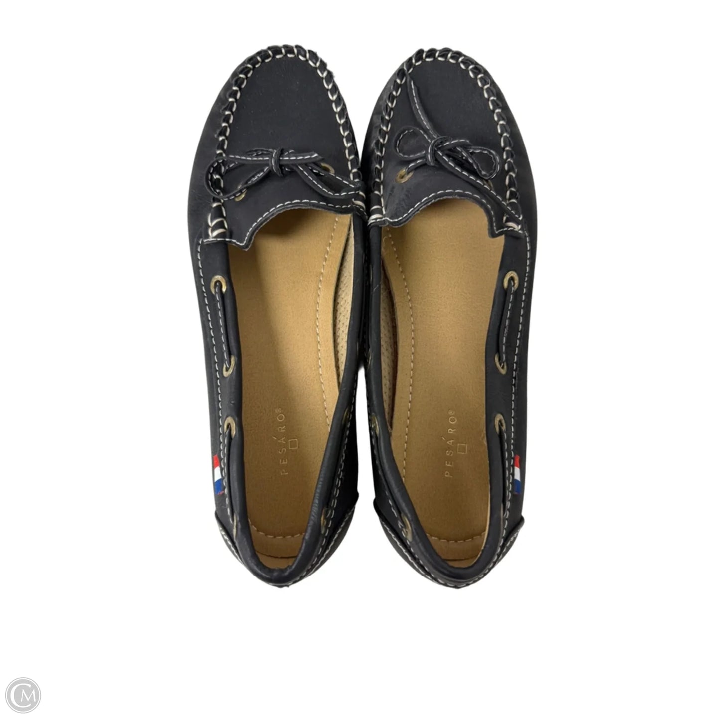 Shoes Flats By Pesaro In Black, Size: 7
