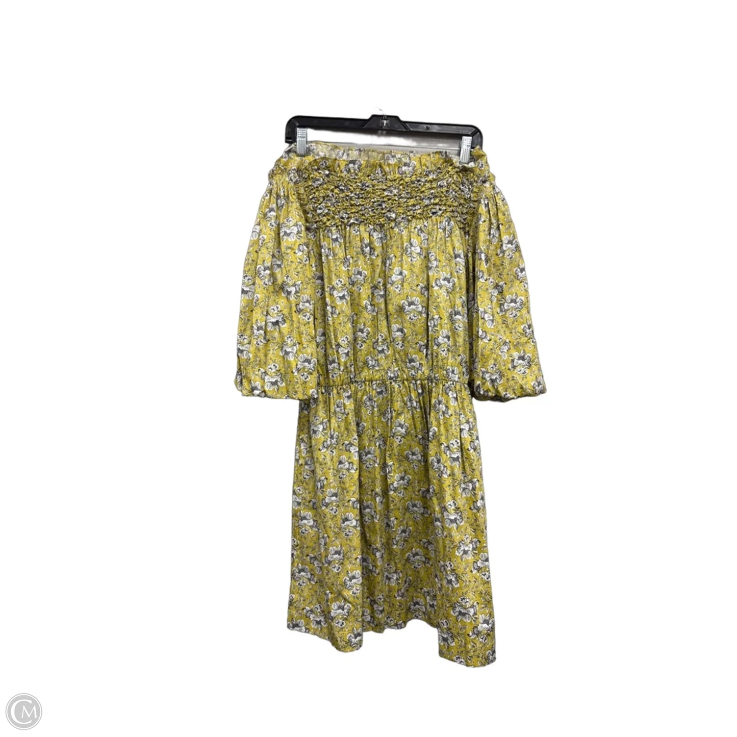 Dress Casual Short By Rebecca Taylor In Green & White, Size: Xl