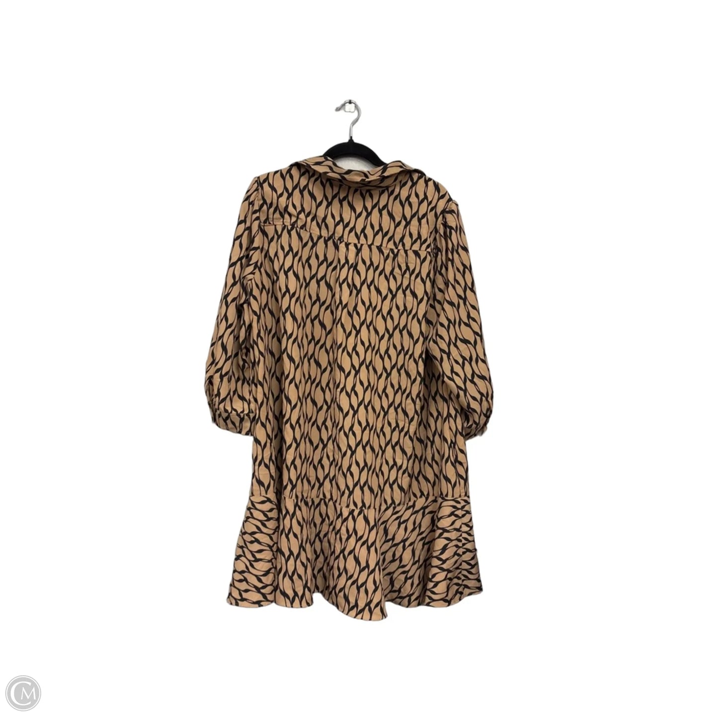 Dress Casual Short By Emma And Michele In Black & Brown, Size: 2x
