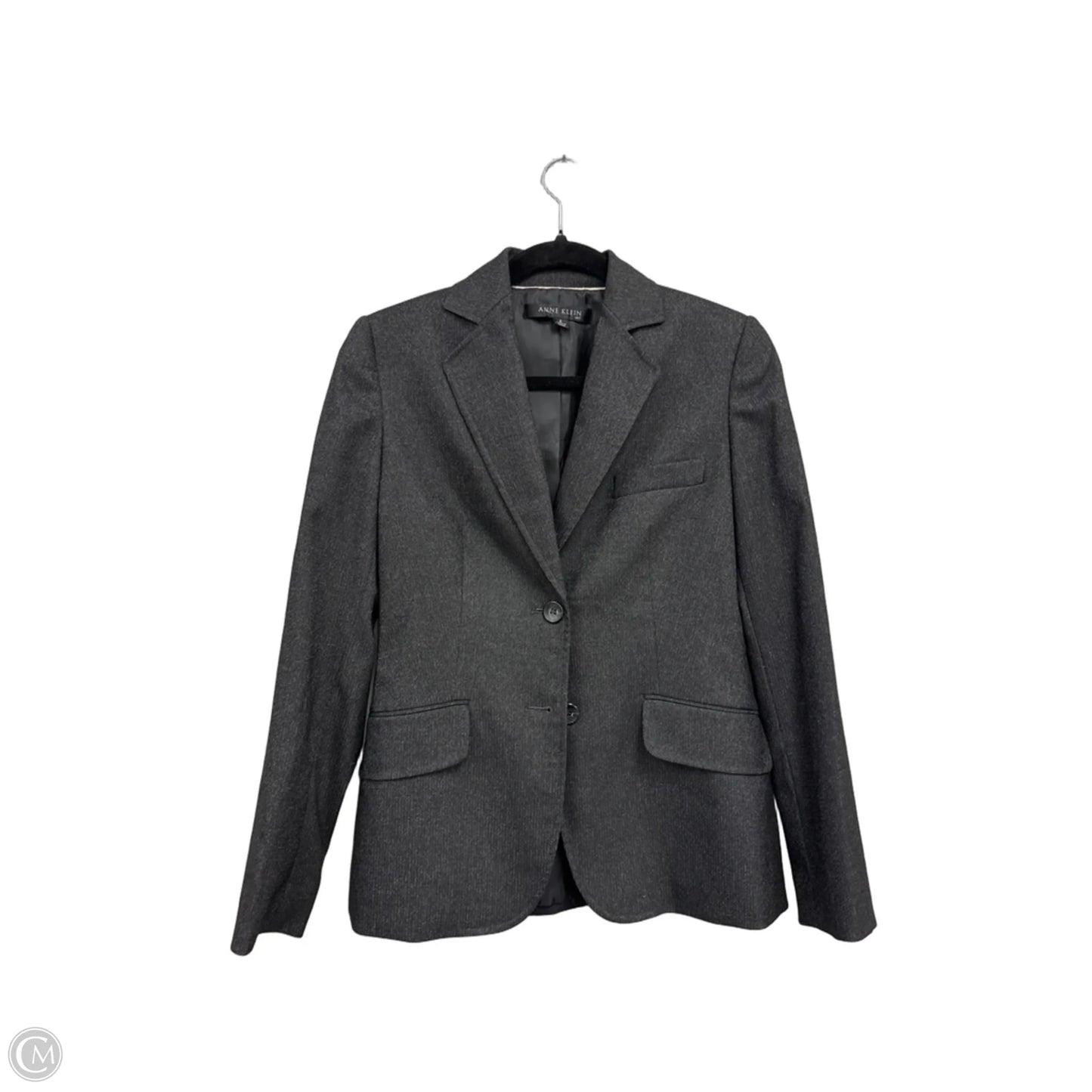 Blazer By Anne Klein In Black & White, Size: 2