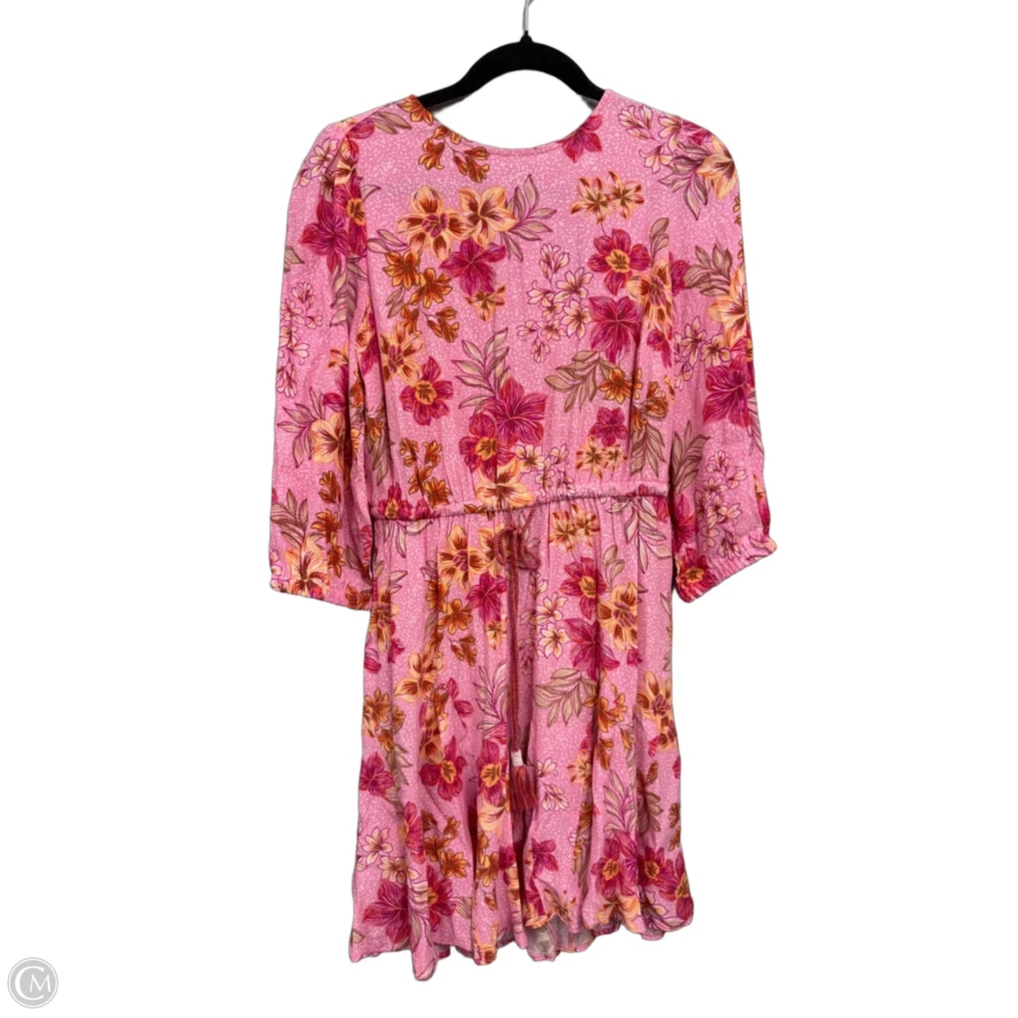 Dress Casual Short By Loft In Orange & Pink, Size: Sp