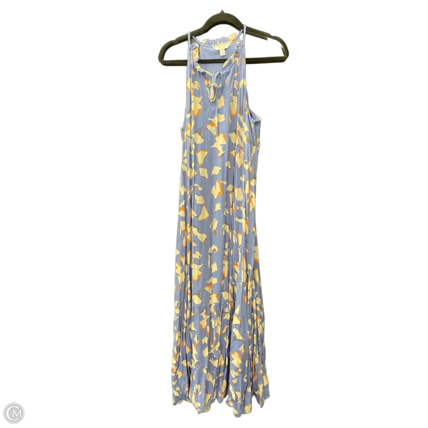Dress Casual Maxi By Nine West Apparel In Blue & Orange, Size: L