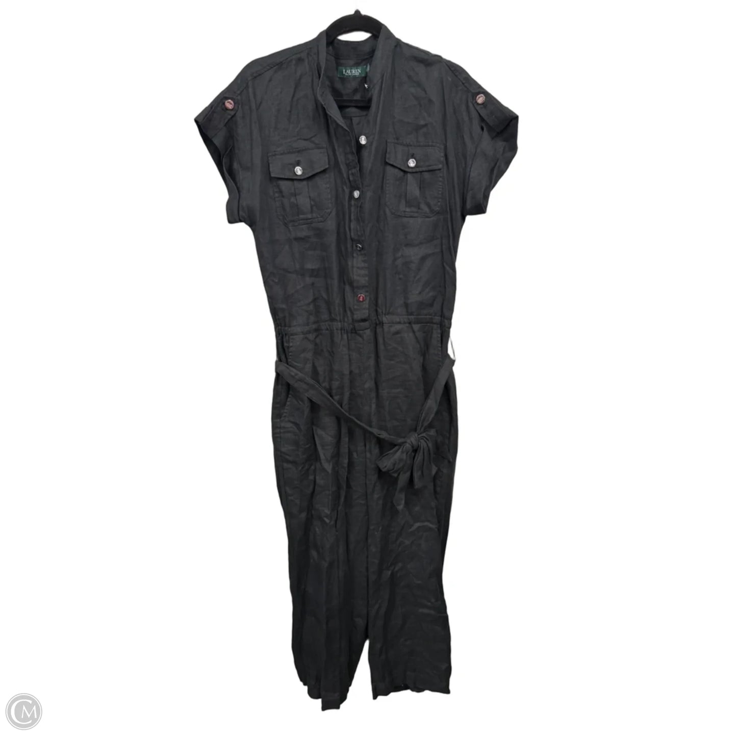 Jumpsuit By Lauren By Ralph Lauren In Black, Size: 8