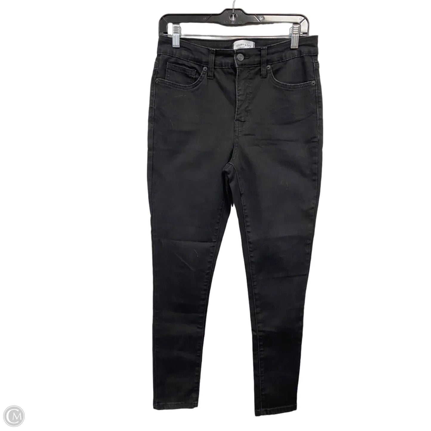 Jeans Skinny By Crown And Ivy In Black, Size: 6