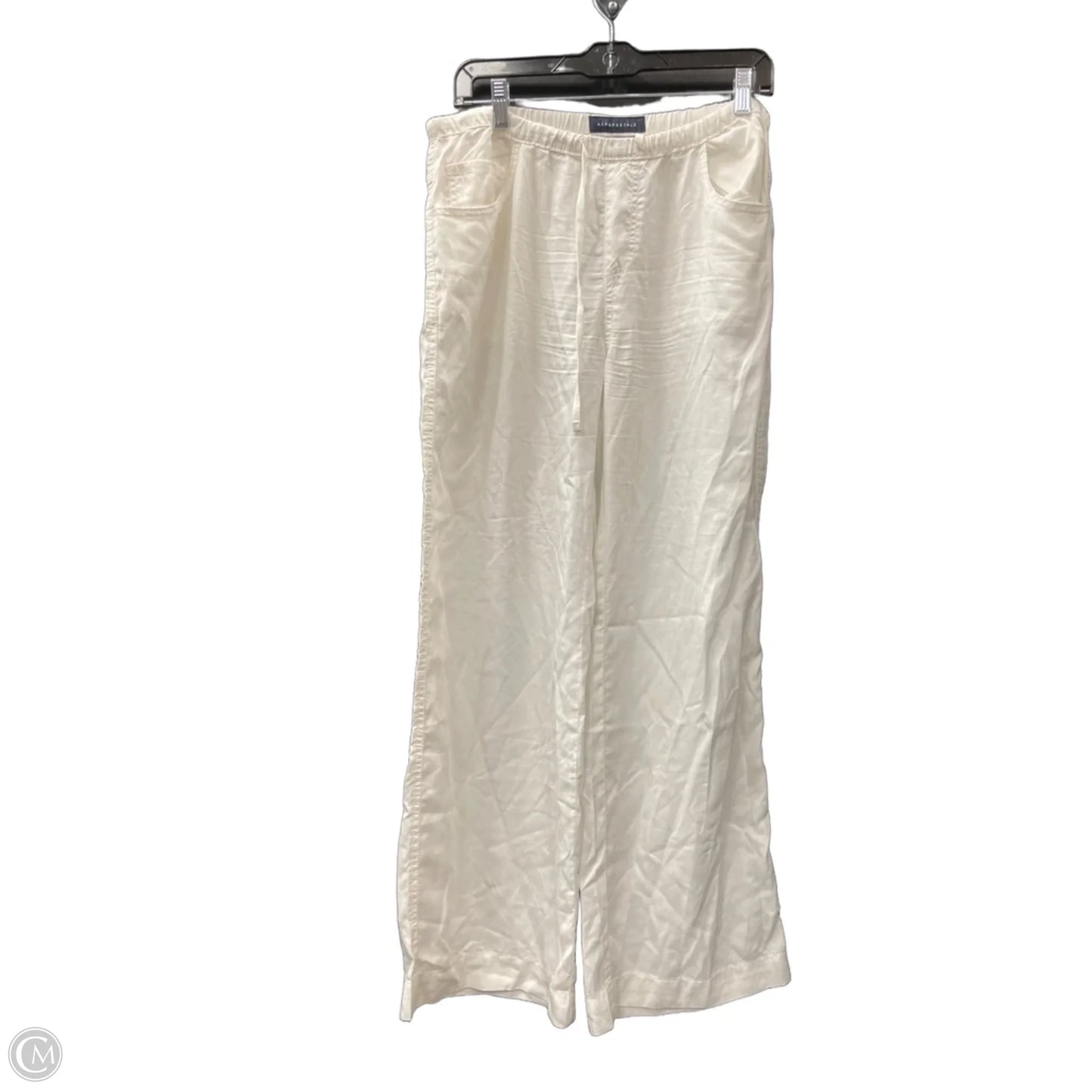 Pants Wide Leg By Aeropostale In White, Size: M
