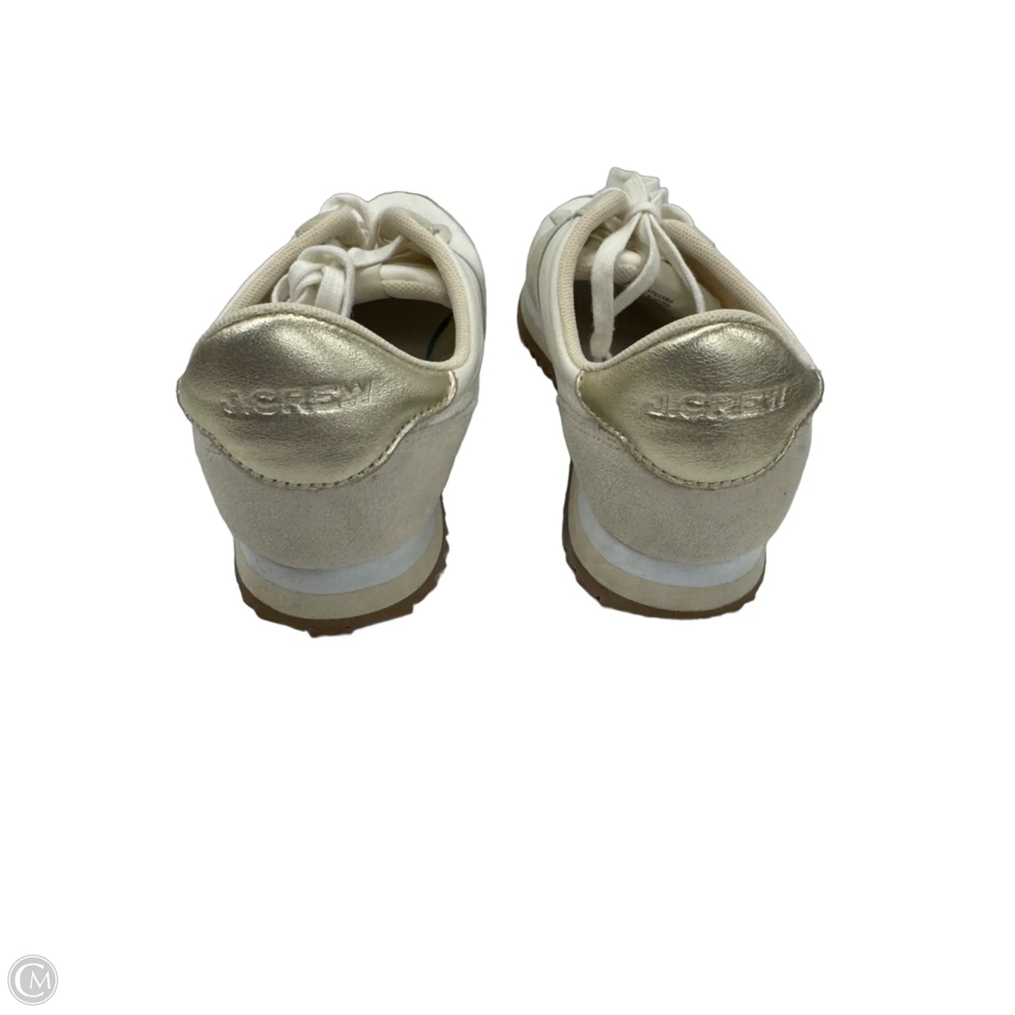 Shoes Sneakers By J. Crew In Gold & White, Size: 8