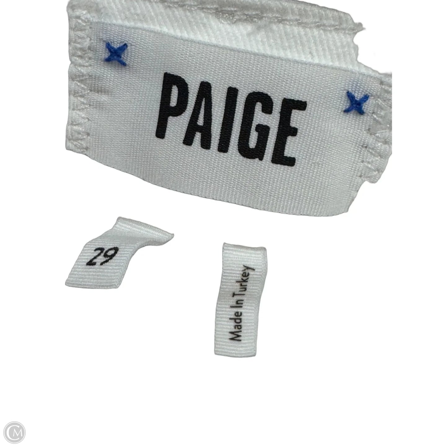 Jeans Skinny By Paige In White, Size: 8
