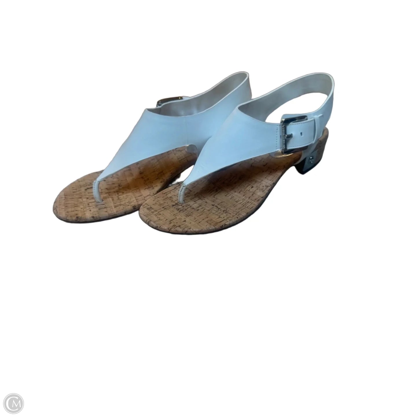 Sandals Designer By Michael Kors In White, Size: 10