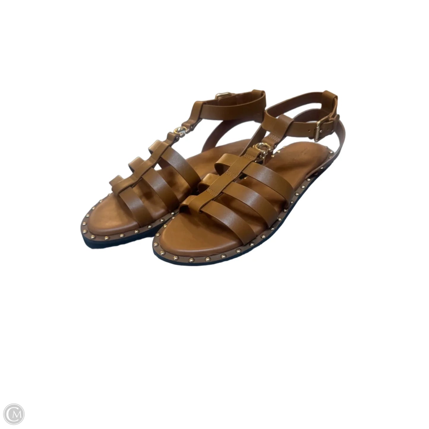 Sandals Designer By Coach In Brown, Size: 10