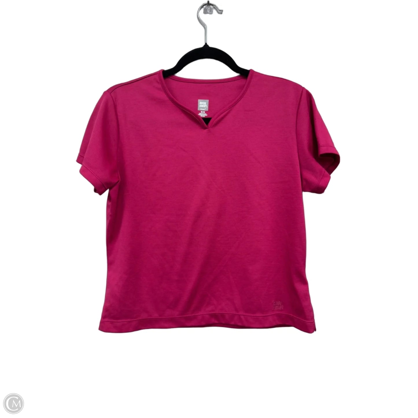 Top Short Sleeve By Moving Comfort Athletic In Pink, Size: M