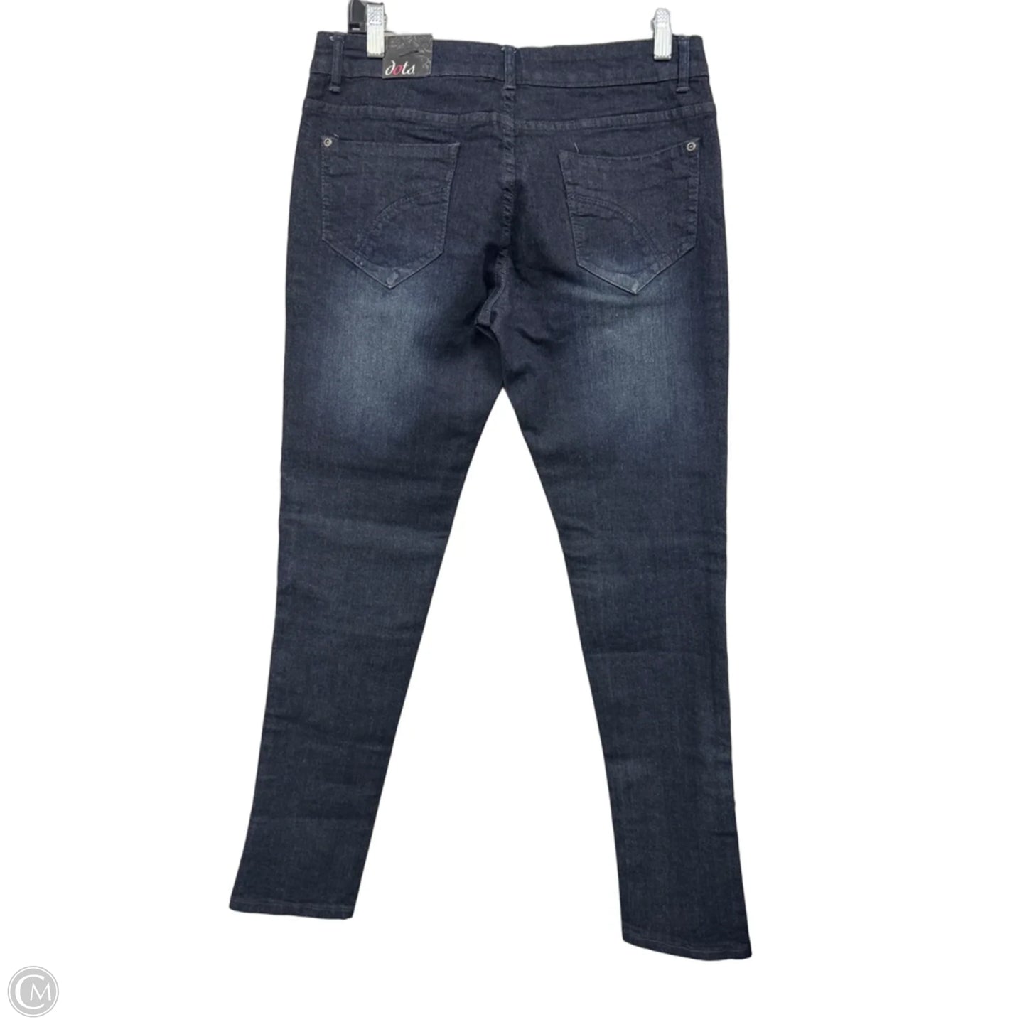 Jeans Skinny By Dots In Blue Denim, Size: 12