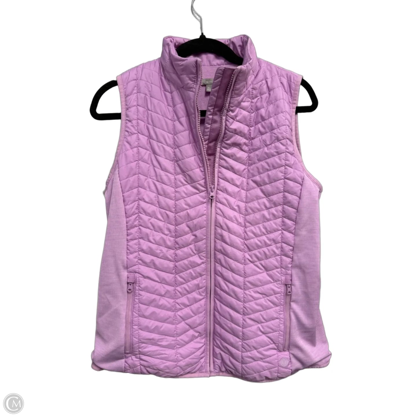Vest Puffer & Quilted By Talbots In Pink, Size: Mp