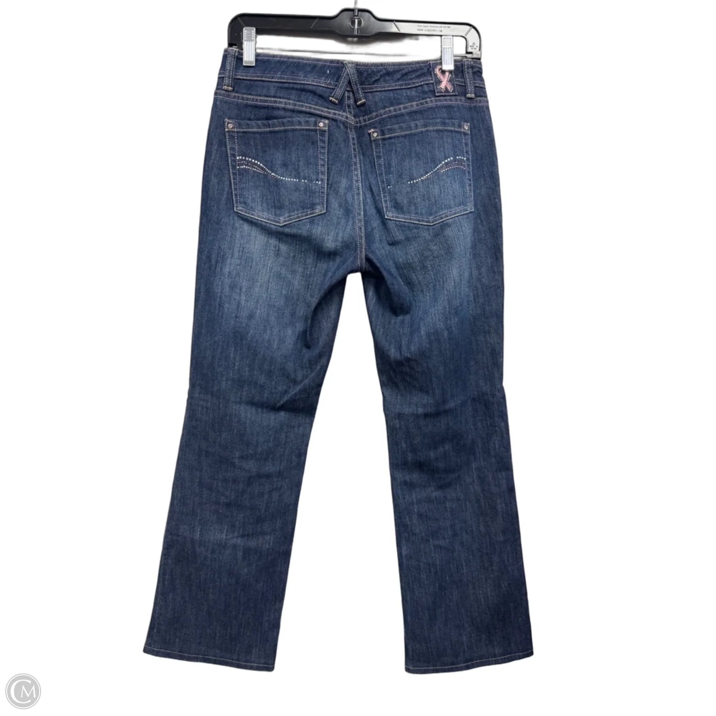 Jeans Straight By White House Black Market In Blue Denim, Size: 6