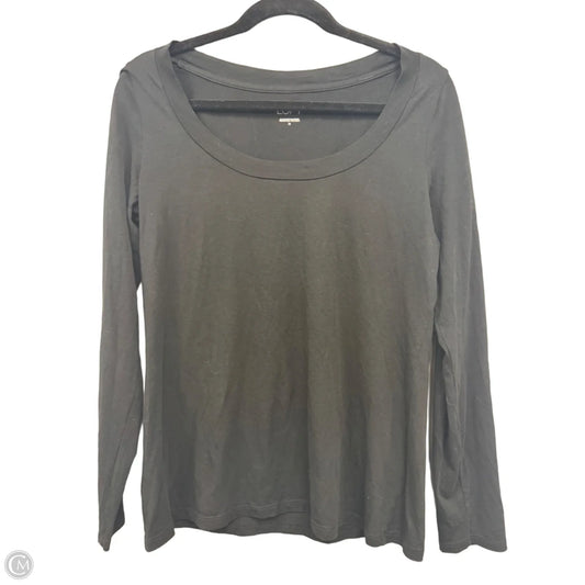Top Long Sleeve Basic By Loft In Black, Size: M