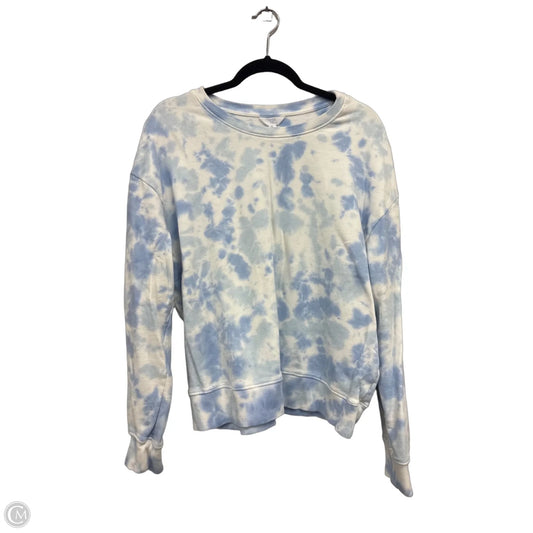Sweatshirt Crewneck By Time And Tru In Blue & White, Size: Xl
