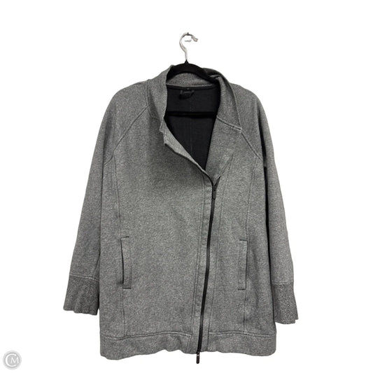 Athletic Jacket By Lululemon In Grey, Size: L