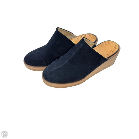 Shoes Heels Wedge By Not Your Daughters Jeans In Navy, Size: 8